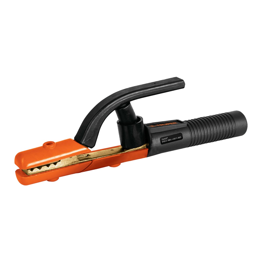 PINZA PORTA ELECTRODO HASTA 500 AMP MORDAZA DE LATON REF. 14233 MARCA TRUPER