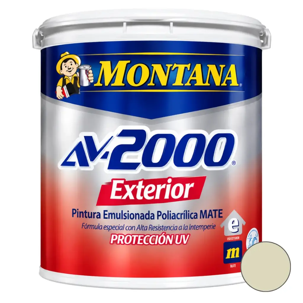 PINTURA DE CAUCHO AV-2000 EXTERIOR MAGNOLIA 1 GL REF. FA0-28515401 MARCA MONTANA