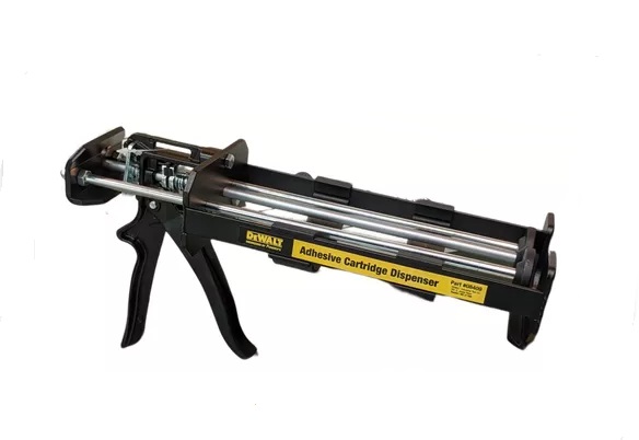 PISTOLA DOBLE METALICA CALAFATEADORA 9" PARA EPOXICO 650ML REF. 08409 MARCA DEWALT