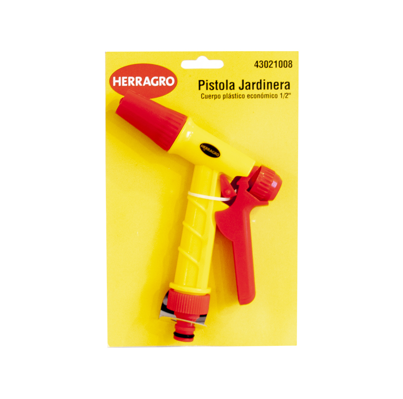 PISTOLA PLASTICA DE JARDIN 1 FUNCION REF.43021008 COD.008416 MARCA HERRAGRO