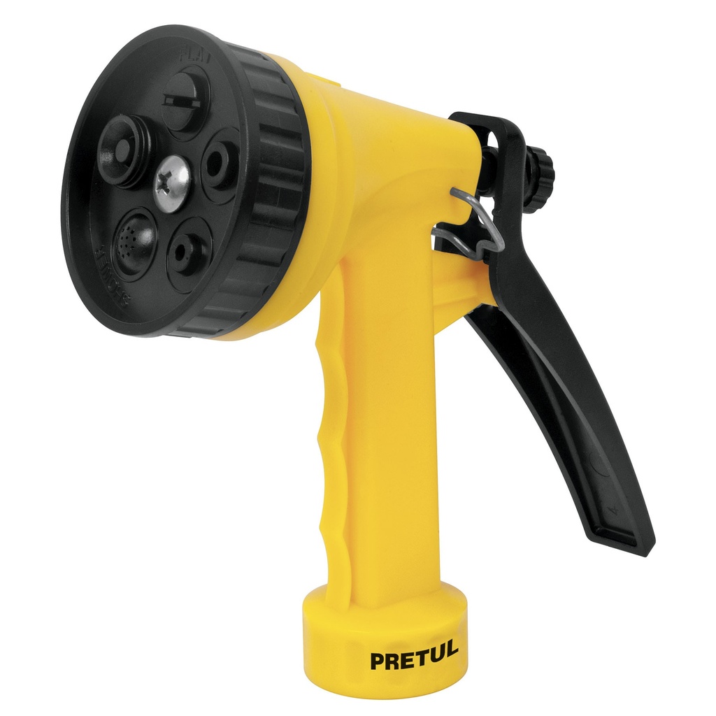 PISTOLA RIEGO PARA JARDIN PLASTICA 5 FUNC MOD. PIM-55P REF. 22765 MARCA PRETUL