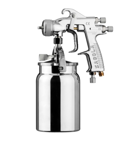 PISTOLA DE SUCCION ALTA PRESION ACABADO GEN. REG. 1,60 / 29 PSI MOD 4100GTO REF. 300736 MARCA SAGOLA