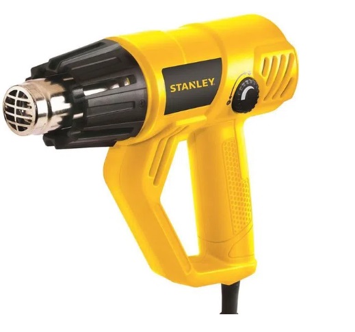 PISTOLA DE CALOR 1800 W 120V 60 HZ 300 / 500 L/ MIN C/ MALETA REF.STXH2000K-B3/ 415989 MARCA STANLEY