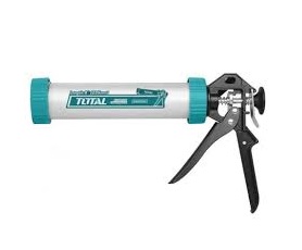 PISTOLA PARA CARTUCHO TUBO SILICON 9" EN ALUMINIO REF. THT20109 MARCA TOTAL TOOLS