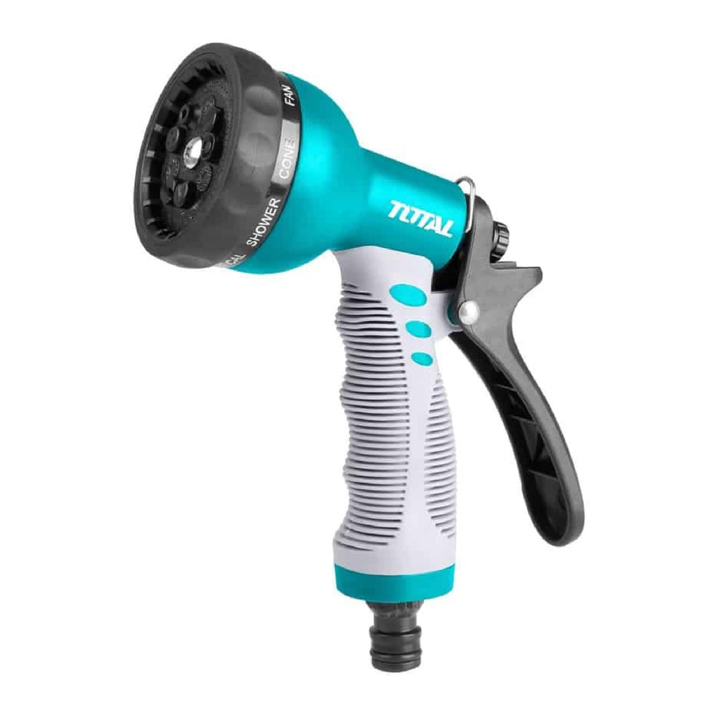 PISTOLA DE RIEGO PARA MANGUERA DE 1/2" 9 POSICIONES REF. THWS010901 MARCA TOTAL TOOLS