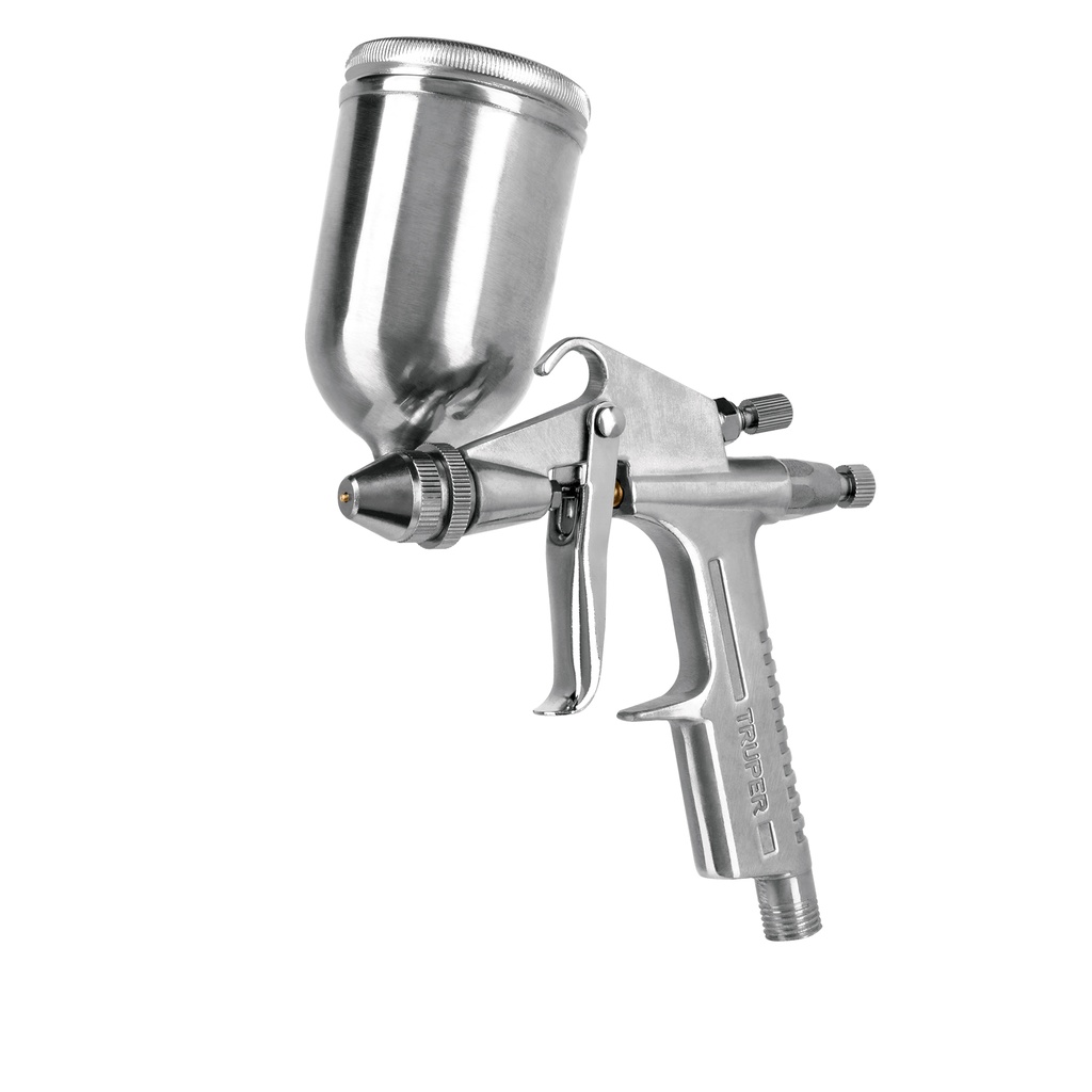 PISTOLA NEUMATICA DE GRAVEDAD PARA RETOQUE TIPO MINI MOD. PIPI-314G REF. 11098 MARCA TRUPER
