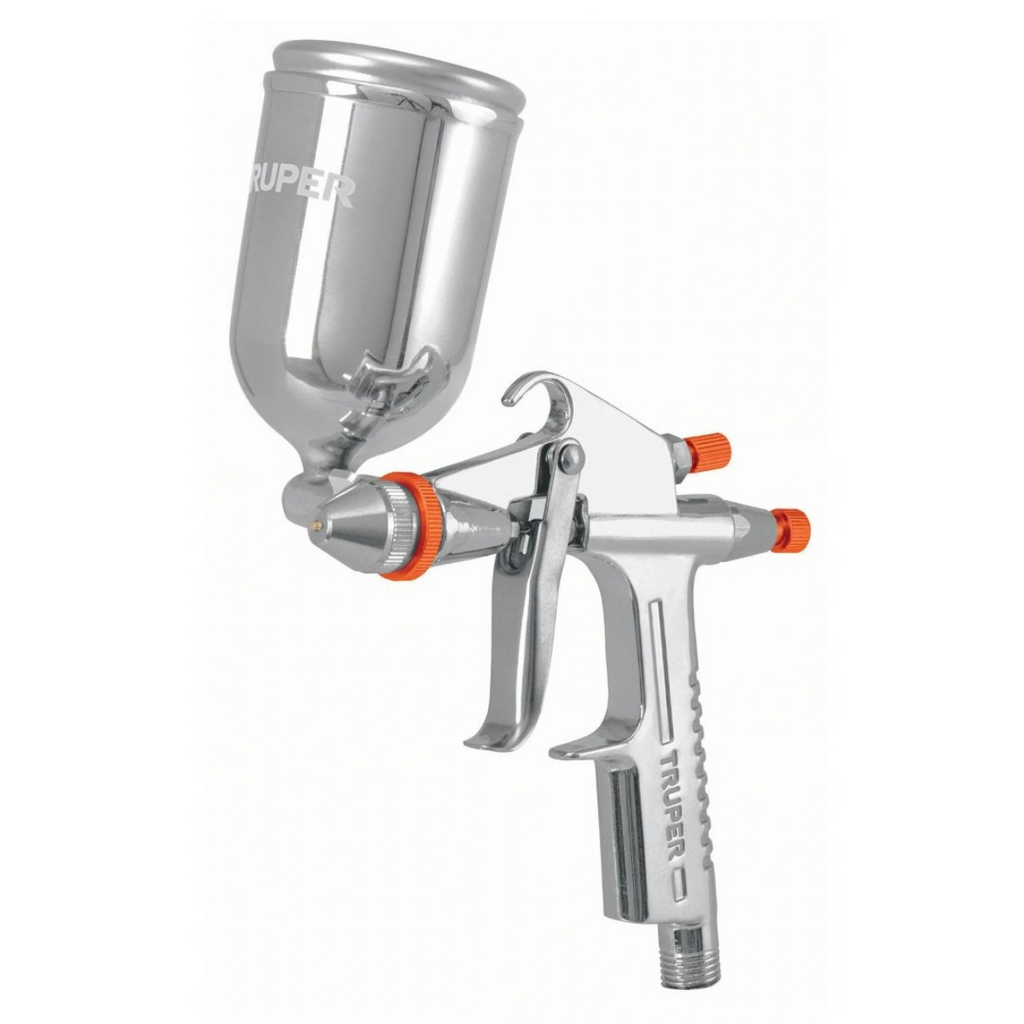 PISTOLA NEUMATICA DE GRAVEDAD PARA RETOQUE TIPO MINI MOD. PIPI-314G REF. 11098 MARCA TRUPER