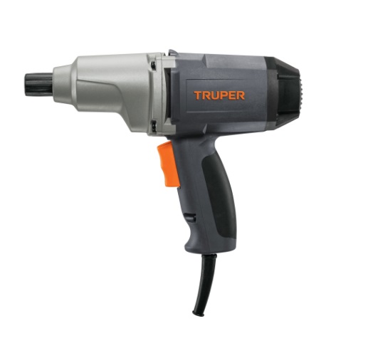 PISTOLA / LLAVE DE IMPACTO 1/2" 127V 900W 2100RPM TORQUE MAX 220Nm C/4 DADOS 7/8"-13/16"-3/4"-11/16" REF. 11682 / 621188 MARCA TRUPER
