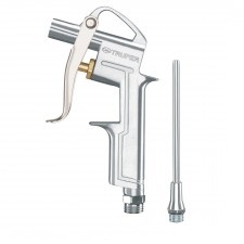 PISTOLA PARA SOPLAR C/EXTENSION 4" 1/4" NTP MAX 90 PSI MOD. PISO-695 REF.19235 MARCA TRUPER