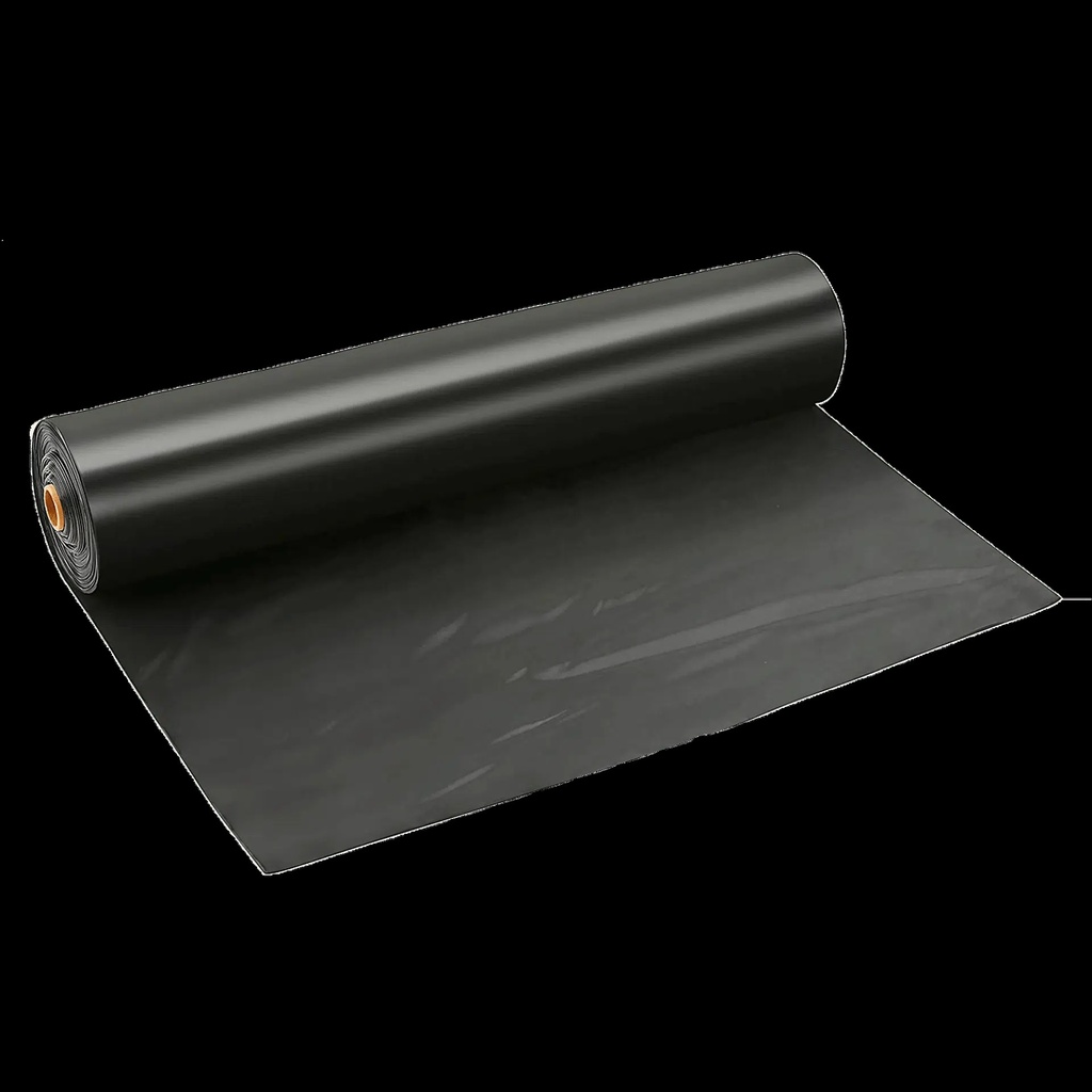PLASTICO NEGRO FERRETERO POR METRO ANCHO 3 MT ( 3 MTS2) 150 MICRAS MARCA TRICAL