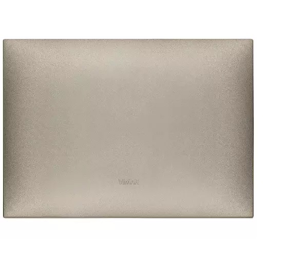 PLACA CIEGA 3 MODULOS TECNOPOLIMERO NEVE UP COLOR TITANIO MATE REF. 09670.23 MARCA VIMAR