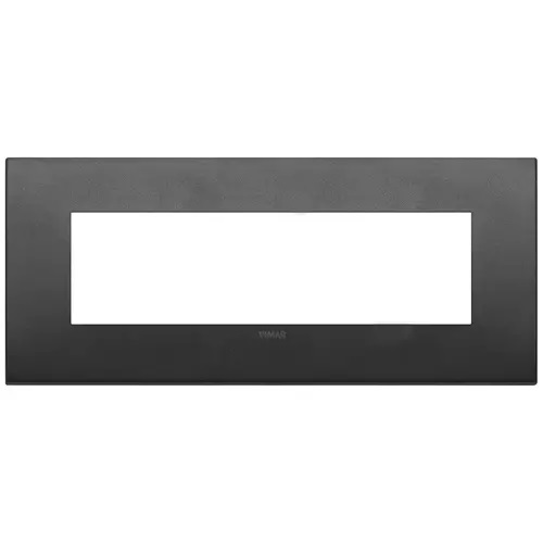 PLACA 7 MODULOS CENTRALES CLASSIC METAL GRAFITO MATE SERIE ARKE REF. 19657.01 MARCA VIMAR