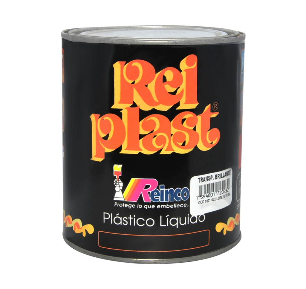 POLIURETANO PLASTICO TRANSPARENTE BRILLANTE DE 1 GL REF. 1001-901 MARCA REINCO