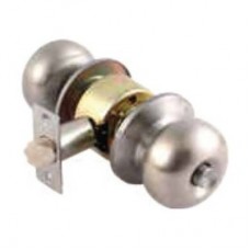 CERRADURA DE POMO DE LUJO C/LLAVE COLOR CROMO MATE REF. TC2183 MARCA TOOLCRAFT