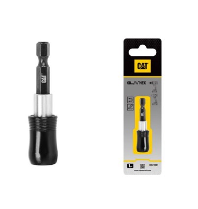 PORTA PUNTA ATORNILLADOR 1/4" (65MM) MAGNETICA HEXAGONAL REF. DA01007 / 895693 MARCA CAT