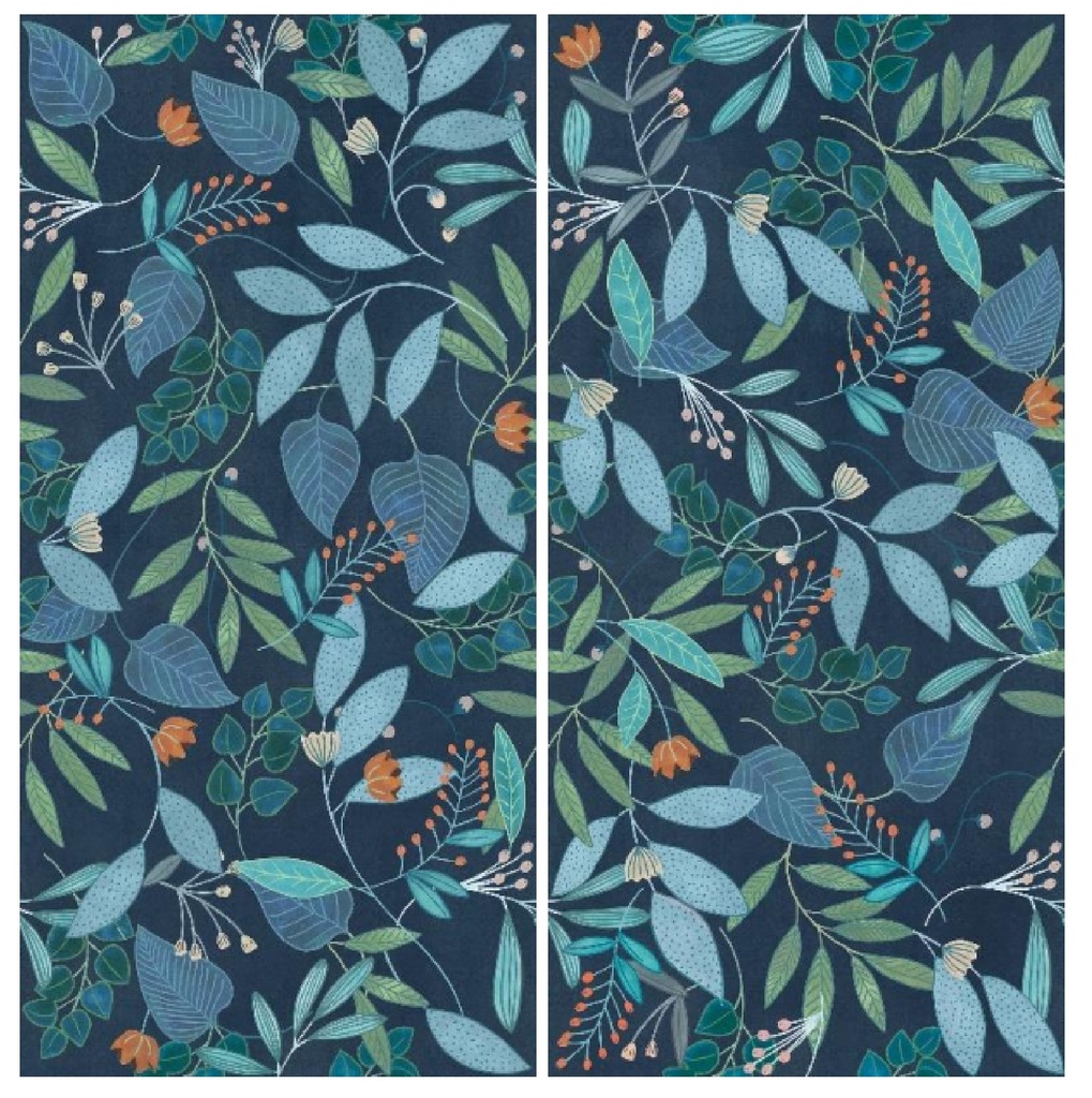 PORCELANATO ITALIANO DE 1ERA BLUE FOREST MATE 60 X 120 CM (CAJA 1,44  MTS2) WALLPAPERS COLORKER ( PRECIO POR CAJA )