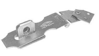 PORTACANDADO DE 2 1/2" ZINCADO CAL 18 CT REF. T1201-024 MARCA INDUMA