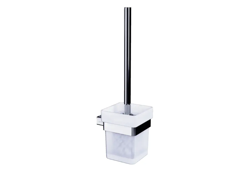 PORTA CEPILLO SANITARIO PARA WC 36 CM SERIE LINE ACC CHROME / CROMADO REF. NVACC0116 MARCA NOVA