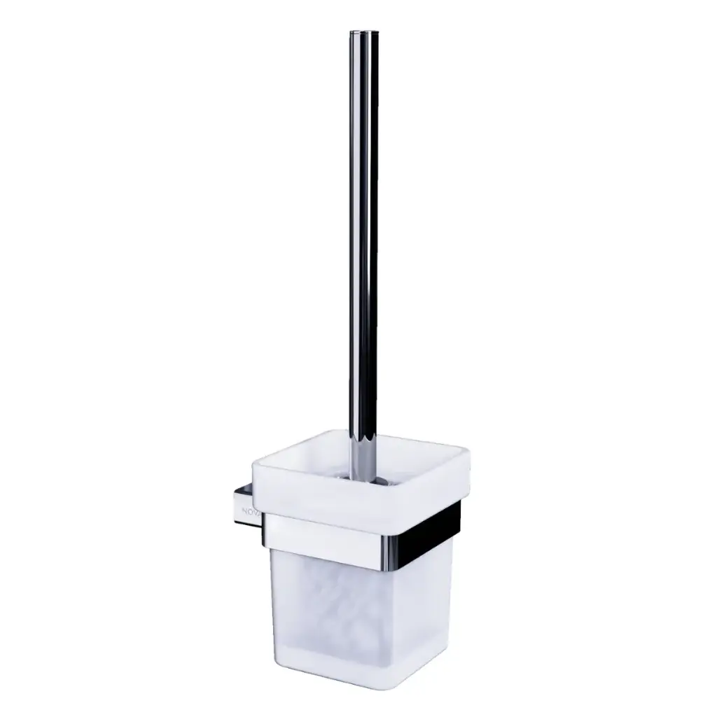 PORTA CEPILLO SANITARIO PARA WC 36 CM SERIE LINE ACC CHROME / CROMADO REF. NVACC0116 MARCA NOVA