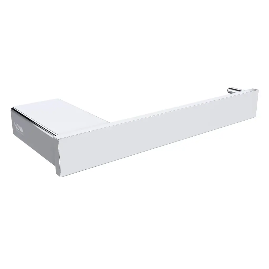 PORTAROLLO INDIVIDUAL DECORATIVO 16CM SERIE LINE ACC CHROME / CROMADO REF. NVACC0121 MARCA NOVA