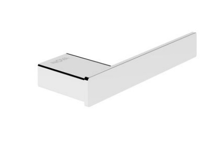 PORTAROLLO INDIVIDUAL DECORATIVO 16CM SERIE LINE ACC CHROME / CROMADO REF. NVACC0121 MARCA NOVA