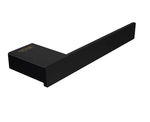 PORTAROLLO INDIVIDUAL DECORATIVO 16CM SERIE LINE ACC NOIR / NEGRO NVACC1218 MARCA NOVA