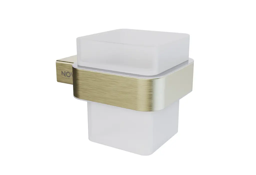 PORTA VASO ACERO INOXIDABLE SERIE LINE ACC D´OR / DORADO REF. NVACC1506 MARCA NOVA