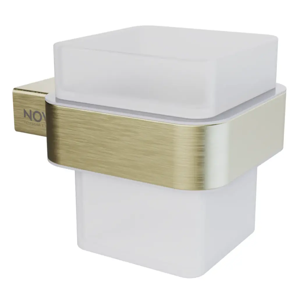 PORTA VASO ACERO INOXIDABLE SERIE LINE ACC D´OR / DORADO REF. NVACC1506 MARCA NOVA