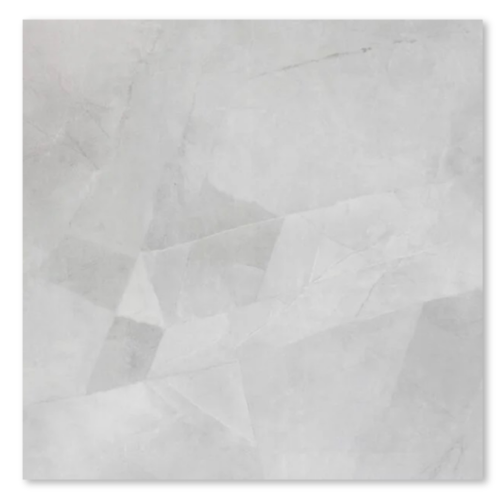 PORCELANATO DE 1ERA MARMOLEADO 60 CM X 60 CM ( CAJA 1.44  MTS2 ) GRIS FIOR DI BOSCO MARCA OVERLAND ( PRECIO POR CAJA )