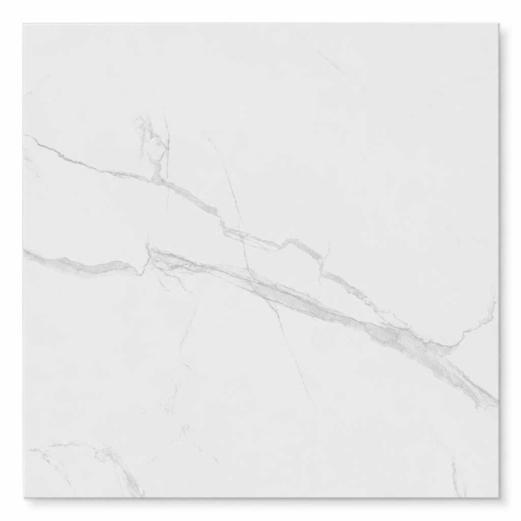 PORCELANATO DE 1ERA INKJET MARMOLEADO 60 CM X 60CM (CAJA 1.44  MTS2) NATURAL WHITE PEI 3 MARCA OVERLAND ( PRECIO POR CAJA )