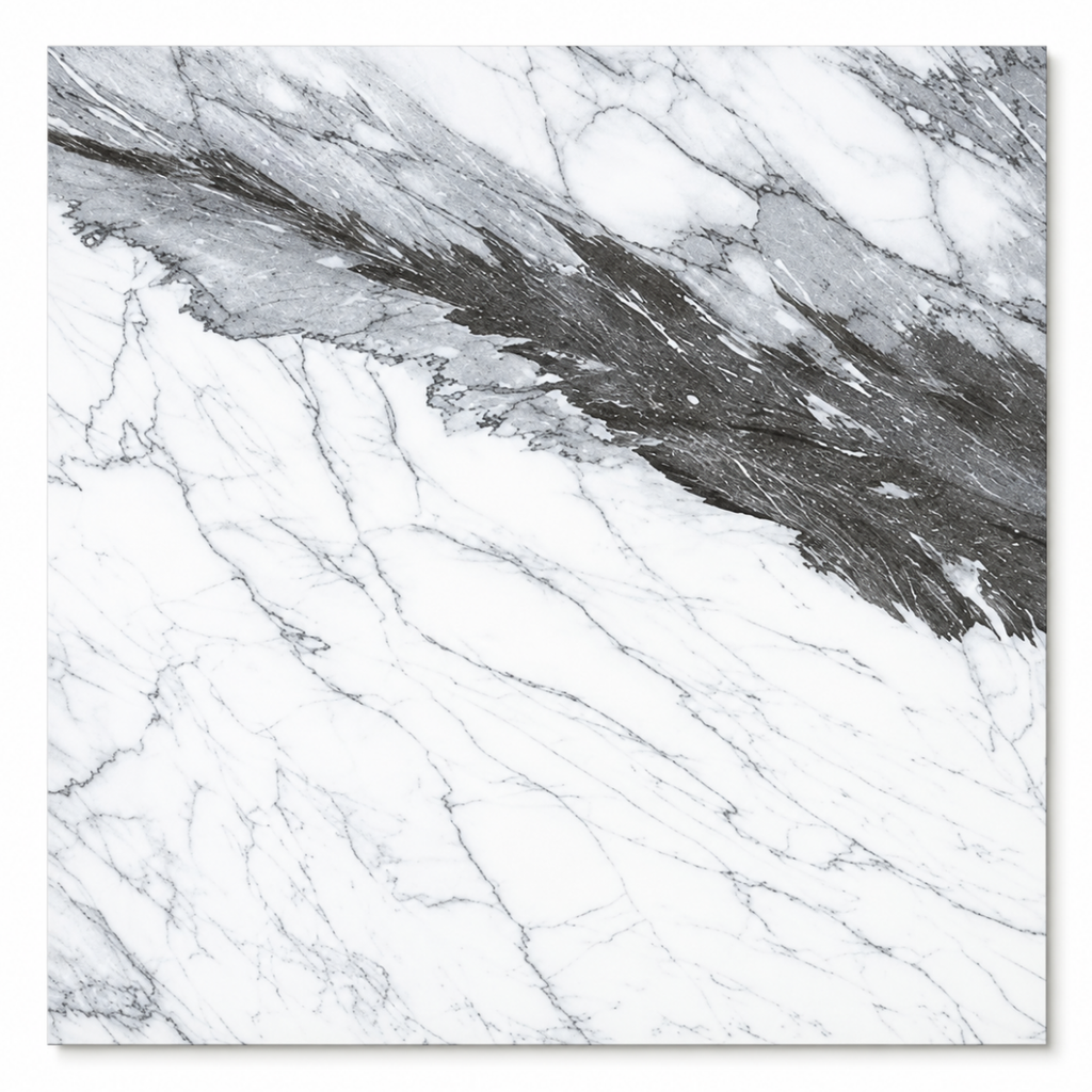 PORCELANATO DE 1ERA INKJET MARMOLEADO 60 CM X 60 CM (CAJA 1.44  MTS2) NORTH WHITE PEI 4 MARCA OVERLAND ( PRECIO POR CAJA )