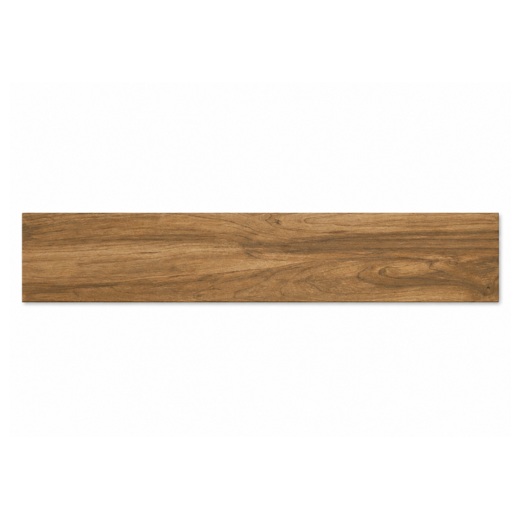 PORCELANATO DE 1ERA RUSTICO 90 CM X 15 CM ( CAJA 1.08  MTS2 ) DELICATUS BROWN PEI 3 MARCA OVERLAND ( PRECIO POR CAJA )