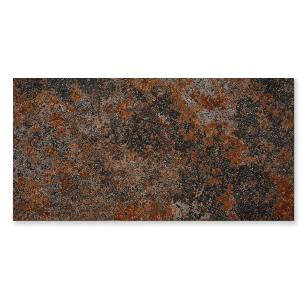 PORCELANATO DE 1ERA MEGAFORMATO 60 CM X 1.20MT( CAJA 1.44  MTS2 ) STONE BROWN MARCA OVERLAND ( PRECIO POR CAJA )