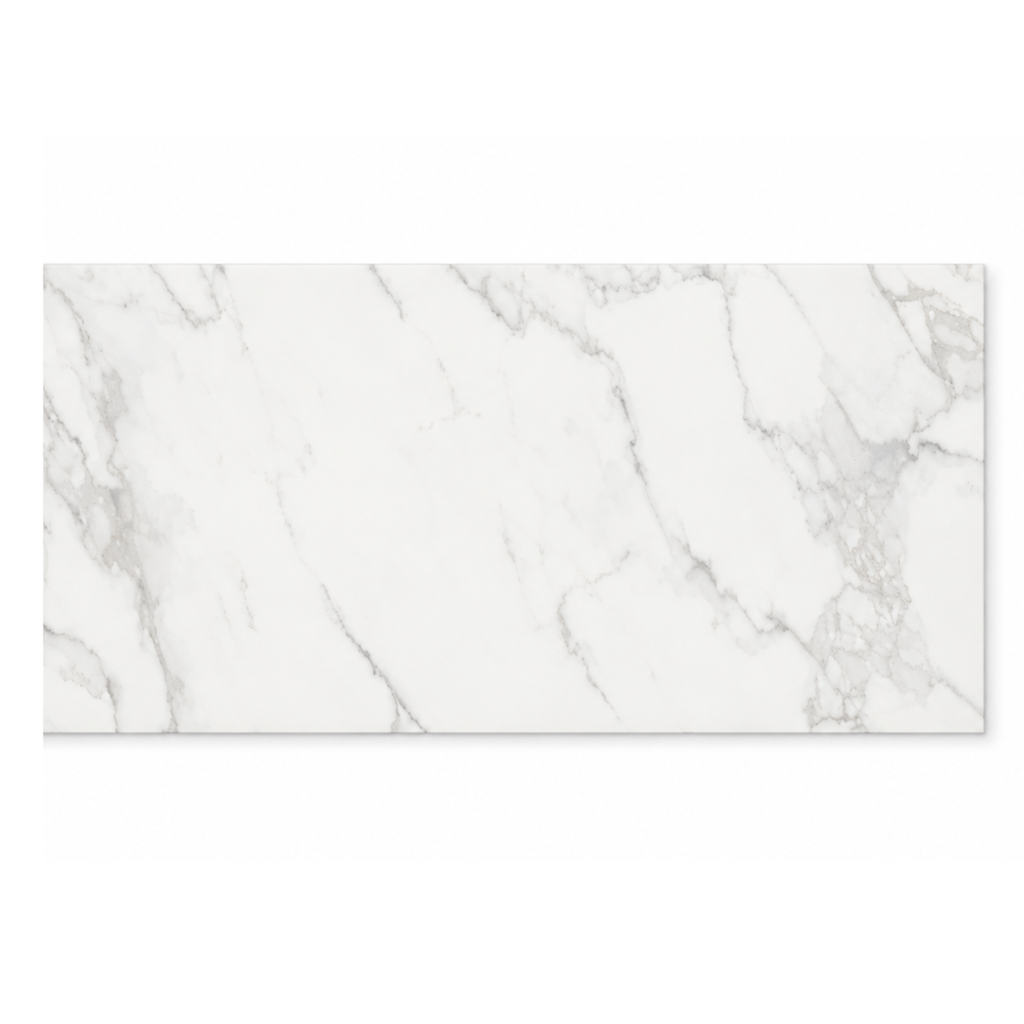PORCELANATO DE 1ERA MEGAFORMATO 60 CM X 1.20MT( CAJA 1.44  MTS2 ) CARRARA TOSCANA PEI 4 MARCA OVERLAND ( PRECIO POR CAJA )