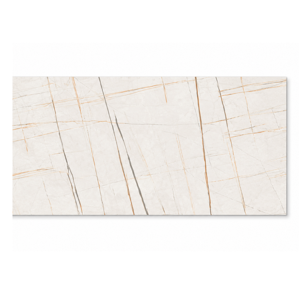 PORCELANATO DE 1ERA MEGAFORMATO 60 CM X 1.20MT( CAJA 1.44  MTS2 ) WHITE SAINT LAURENT MARCA OVERLAND ( PRECIO POR CAJA )