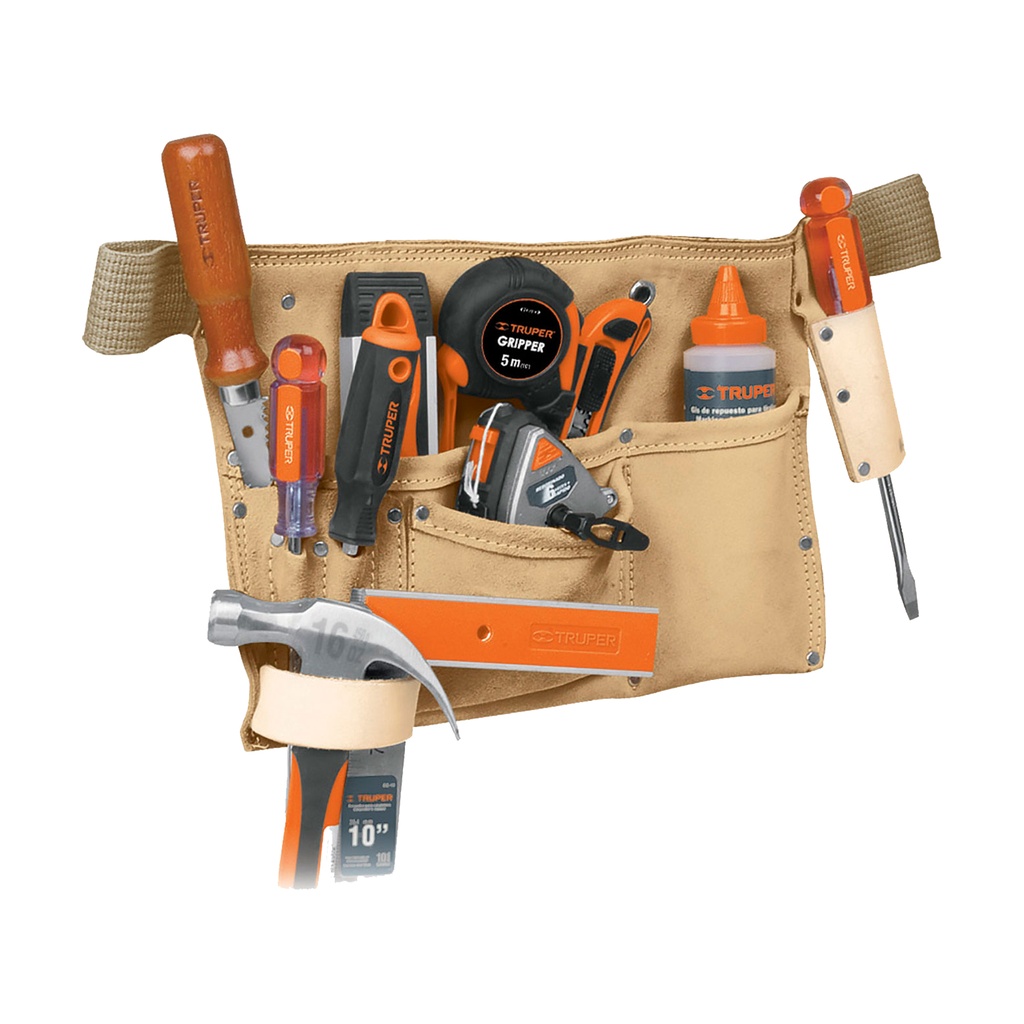 PORTA HERRAMIENTA DE CARNAZA 9 COMPARTIMENTO COD-11534 MARCA TRUPER