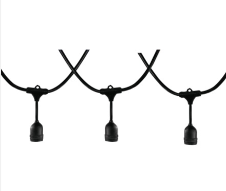PORTALAMPARAS 12 BOMBILLOS E27 132 W 7.3 MTS SEPARACION 60 CM REF. 49996 MARCA VOLTECK