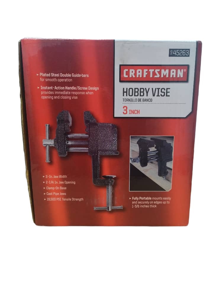 PRENSA DE BANCO PARA TRABAJO PESADO 3" / 76 MM REF.45263 MARCA CRAFTSMAN