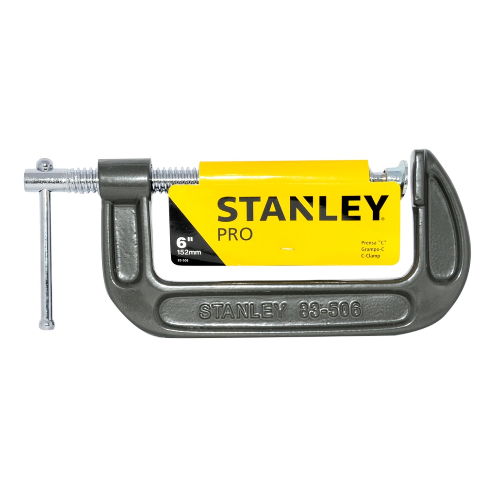 PRENSA DE HIERRO TIPO C 6" / 152 MM REF. 83-506 MARCA STANLEY