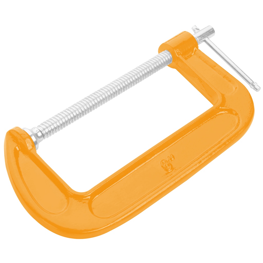 PRENSA SARGENTO 200 MM - 8" BARRA ROSCADA GALVANIZADA REF. 10115 MARCA TOLSEN