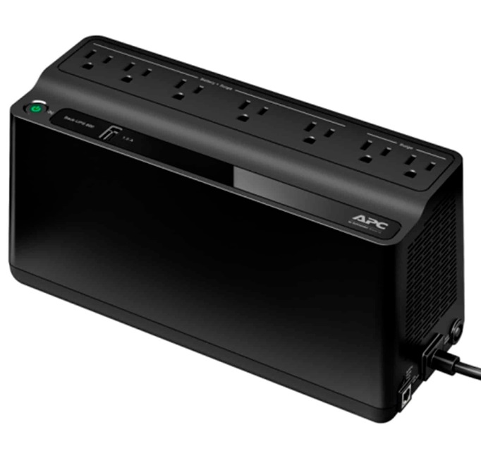PROTECTOR DE VOLTAJE BACK UPS 600 VA / 7 TOMAS 330W / 120V / 65HZ 1 PTO USB REF BE600M1LM MARCA APC