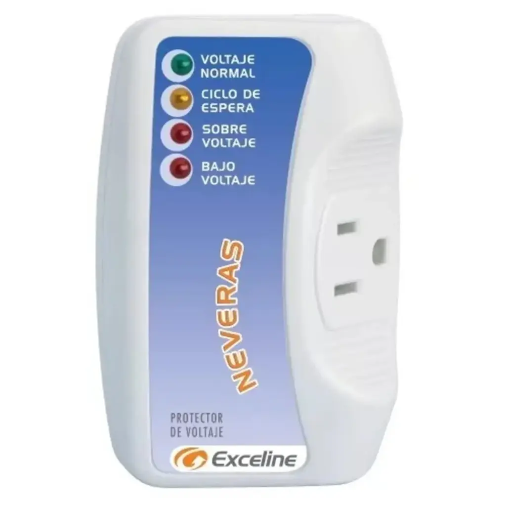 PROTECTOR DE VOLTAJE PARA NEVERA 120 VAC ENCHUFABLE REF. GSM-N120 / 000036 MARCA EXCELINE