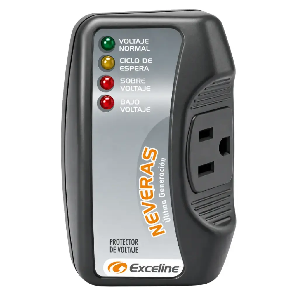 PROTECTOR DE VOLTAJE PARA NEVERA ULT. GENERACION 120V ENCHUFABLE REF. GSM-NP120 / 000913 EXCELINE
