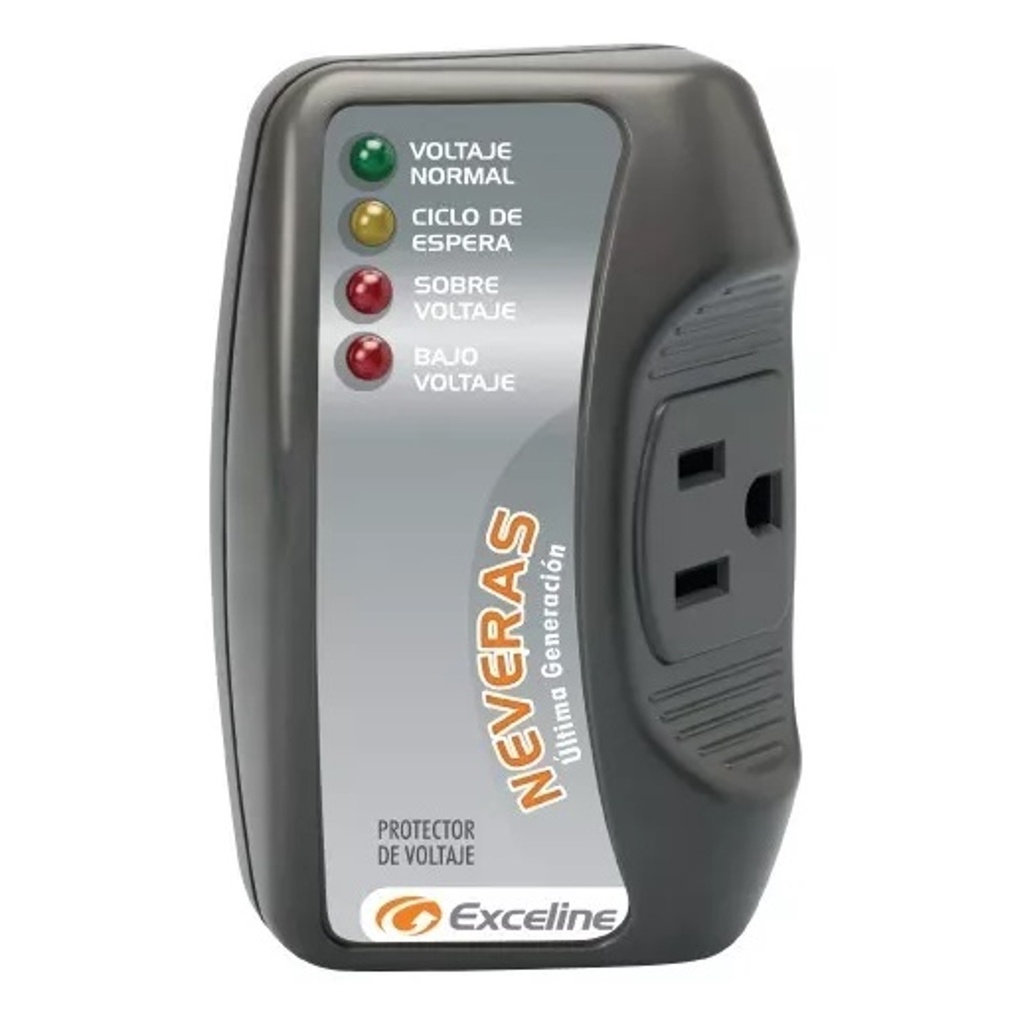PROTECTOR DE VOLTAJE PARA NEVERA ULT. GENERACION 120V ENCHUFABLE REF. GSM-NP120 / 000913 EXCELINE