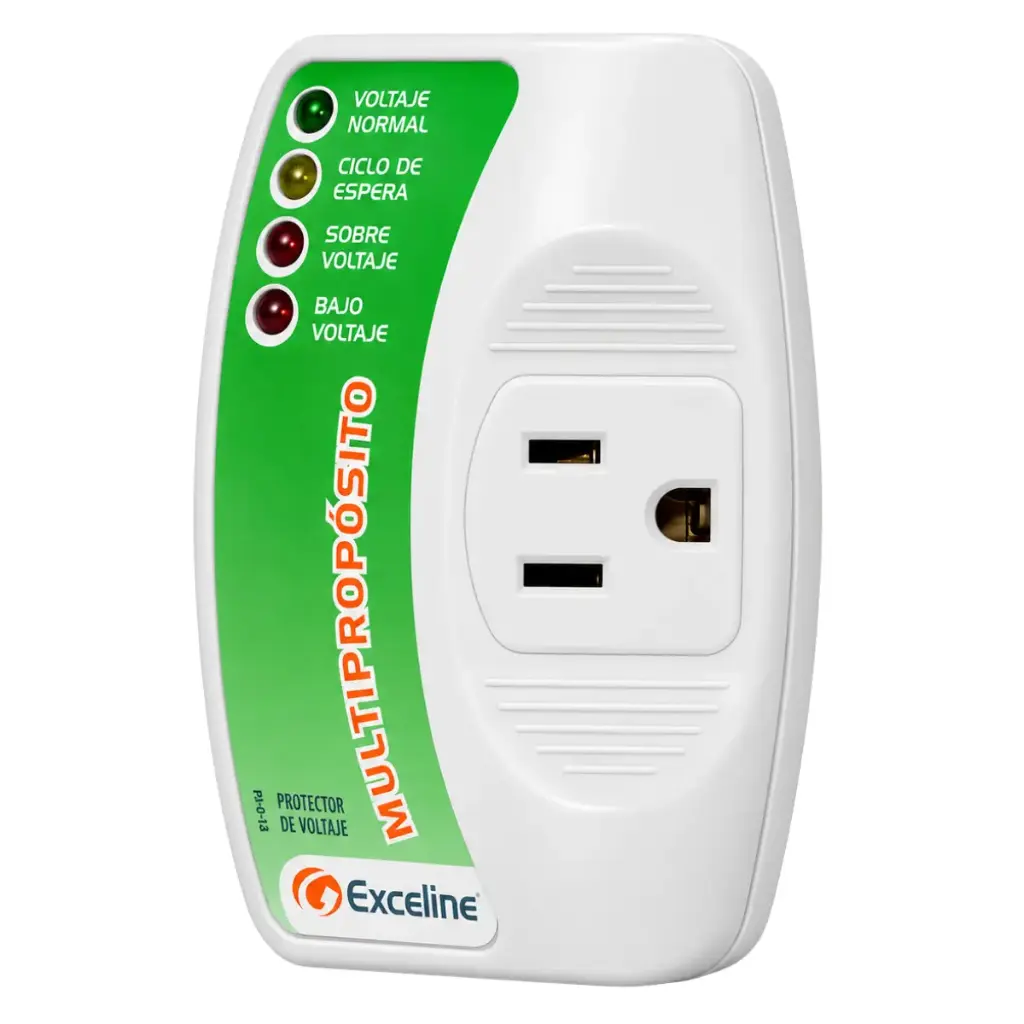 PROTECTOR DE VOLTAJE MULTIPROPOSITO ( EQUIPOS ELECT.) 120 VAC REF. GSMMP120 / 000319 MARCA EXCELINE