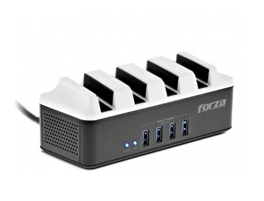 PROTECTOR DE VOLTAJE 110 - 220V 1300 W 4 TOMAS + 4 PTOS USB 4.8 60 HZ REF. FSP4412USB MARCA FORZA