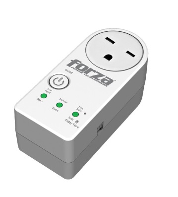 PROTECTOR DE VOLTAJE 110 - 220V 3300W PRO. MAX 18000 /1 TOMA 6-15R / 60 HZ REF. 108158 MARCA FORZA