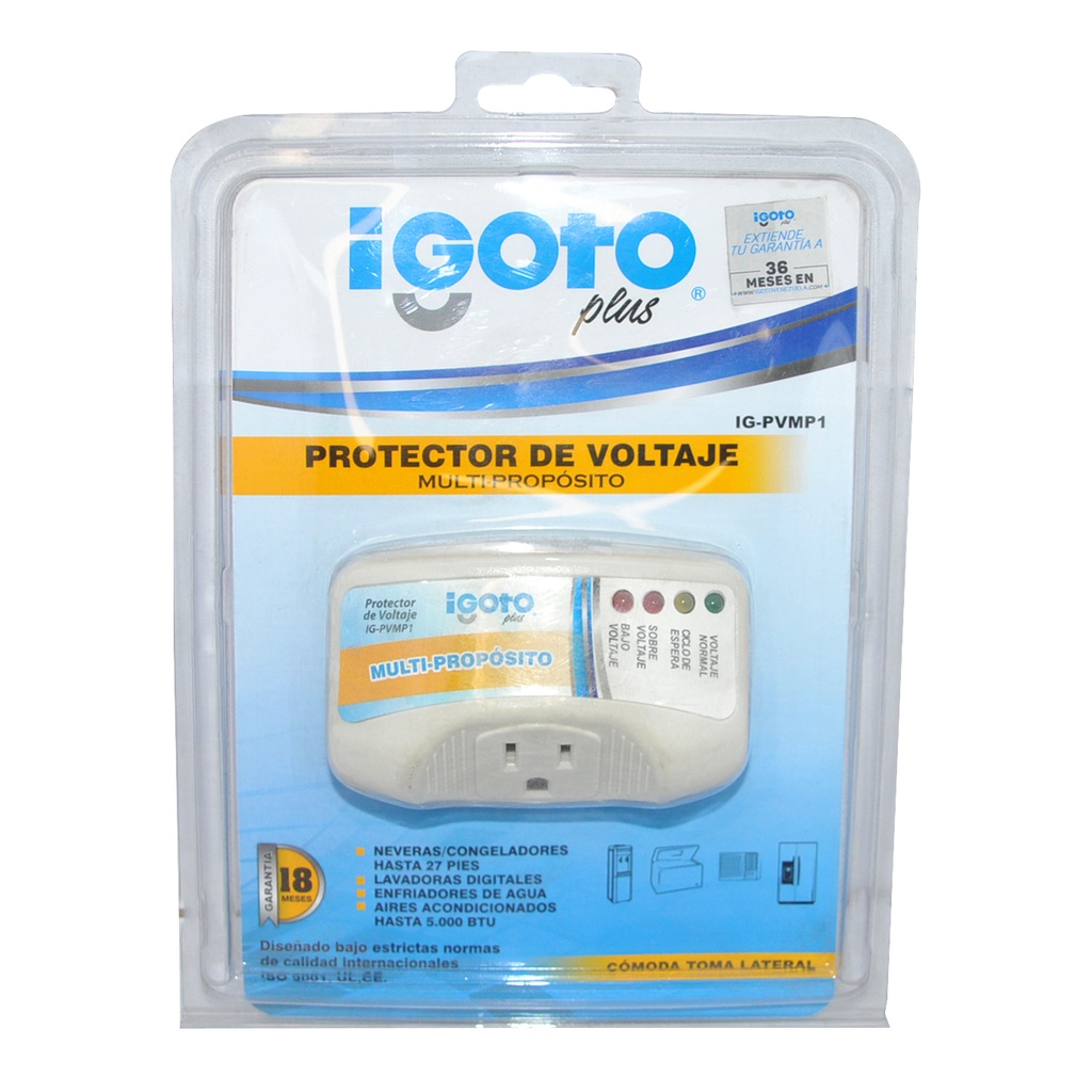PROTECTOR DE VOLTAJE MULTIP. REF. PVMP1 MARCA IGOTO