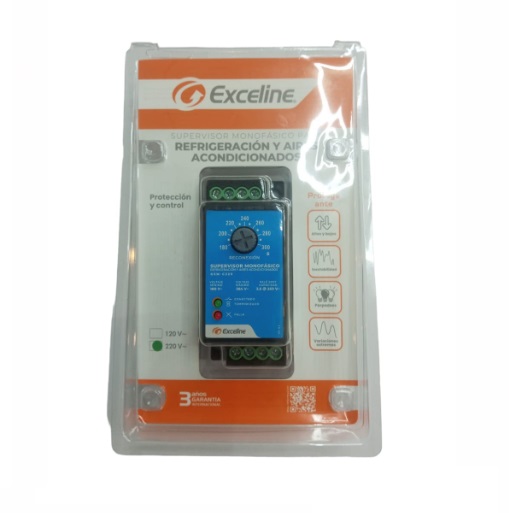 SUPERVISOR MONOFASICO DE CONTROL PARA A/A CENTRALES MOD. GSM-C220 (GSML-220B) / 003198 EXCELINE