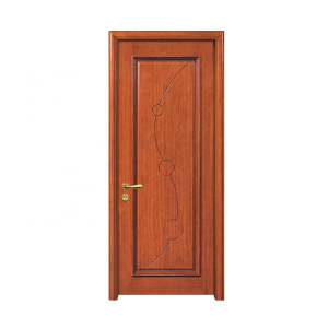 PUERTA DE MADERA 3 PANELES SAMAN COLOR CAOBA 0,90 X 2,10 MTS MARCA ARTMOIS